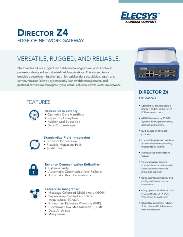 Director Z4 Datasheet